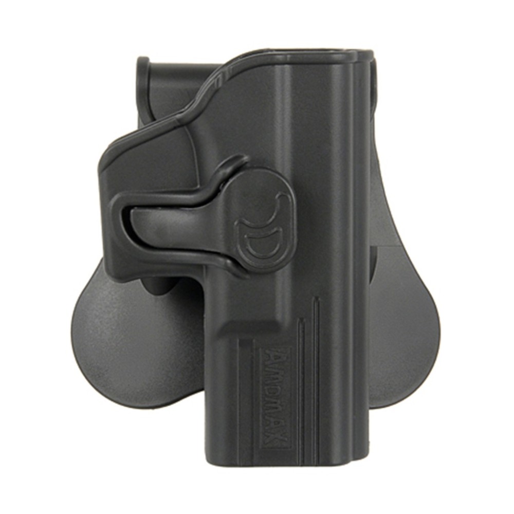 FUNDA PISTOLA RIGIDA AMOMAX GLOCK 19 NEGRA