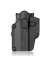 FUNDA PISTOLA RIGIDA ZURDOS AMOMAX UNIVERSAL AM-UH NEGRA