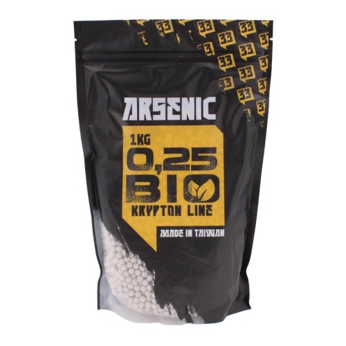 BOLAS ARSENIC KRYPTON BIO 0.25G 1KG BLANCA