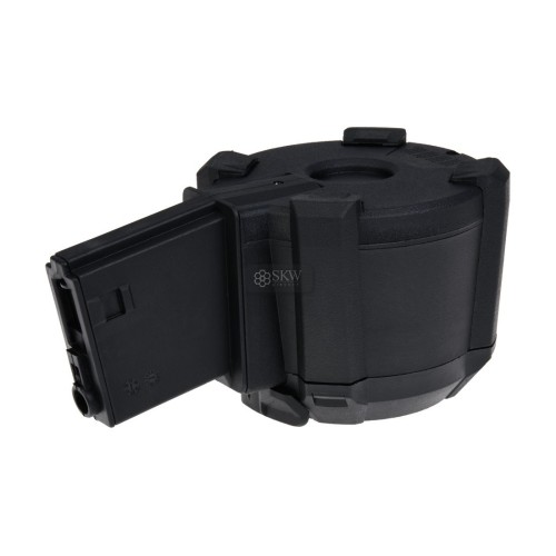 CARGADOR DRUM ELECTRICO M4 1000 RDS NEGRO SAIGO DEFENSE