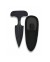 CUCHILLO ALBAINOX SKINER PUÑO ABS NEGRO