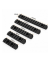 Set de railes plastico para zocalo M 5/7/9/11/13 BK