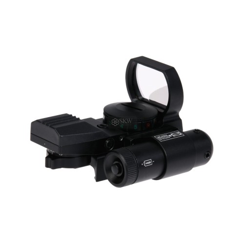 MIRA CON PUNTO ROJO Y VERDE CON LASER S2 DUEL CODE