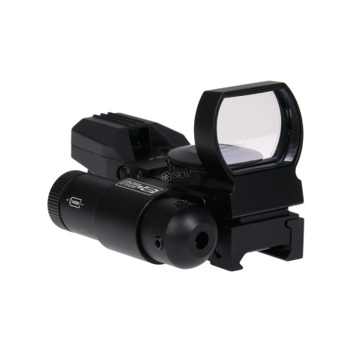 MIRA CON PUNTO ROJO Y VERDE CON LASER S2 DUEL CODE