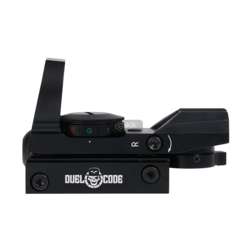 MIRA CON PUNTO ROJO Y VERDE CON LASER S2 DUEL CODE