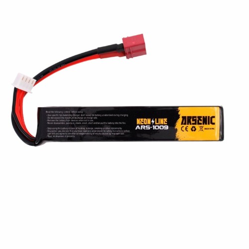 BATERIA ARSENIC PRO LIPO 11.1V 1100MAH 25C/50C 1STICK T-DEAN NEGRA