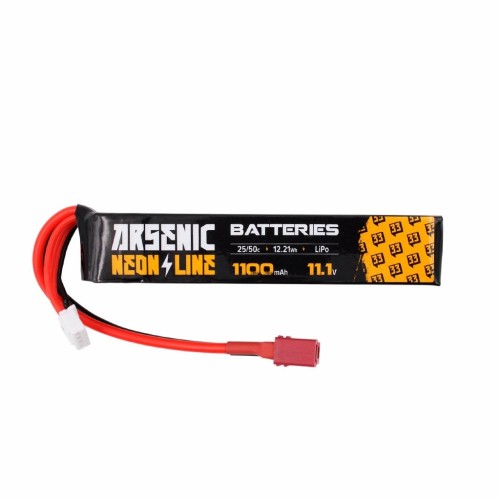 BATERIA ARSENIC PRO LIPO 11.1V 1100MAH 25C/50C 1STICK T-DEAN NEGRA