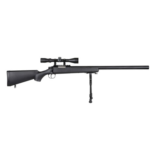 FUSIL SPECNA ARMS SA-S12 EDGE VSR-10 C/ VISOR Y BIPODE NEGRO
