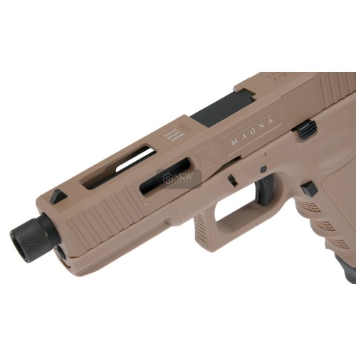 PISTOLA CO2 BLOW BACK GLADIUS MAGNA III TAN SECUTOR ARMS