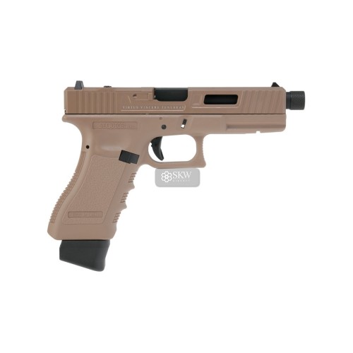 PISTOLA CO2 BLOW BACK GLADIUS MAGNA III TAN SECUTOR ARMS