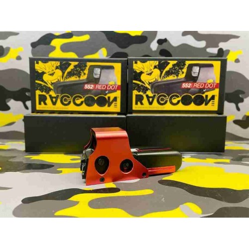 RED DOT RACCOON 552 ROJO
