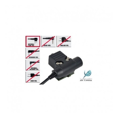 PTT Z TACTICAL U94 KENWOOD NEGRO